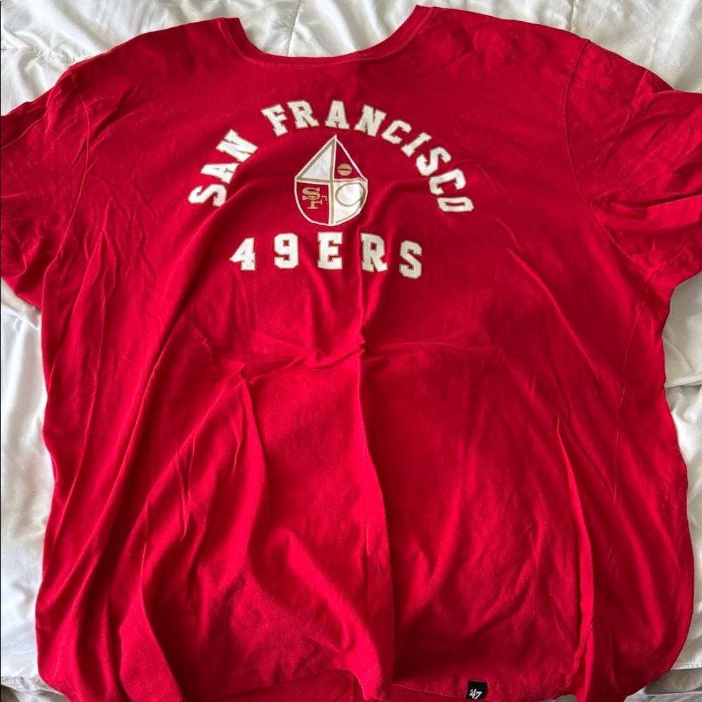47 Brand Red San Francisco 49ers Tee